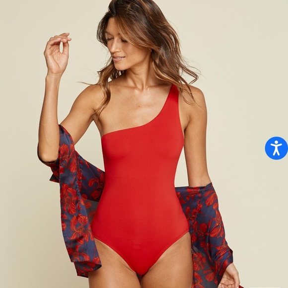 Andie Other - NWT Andie Wynwood Swimsuit in Cherry Red